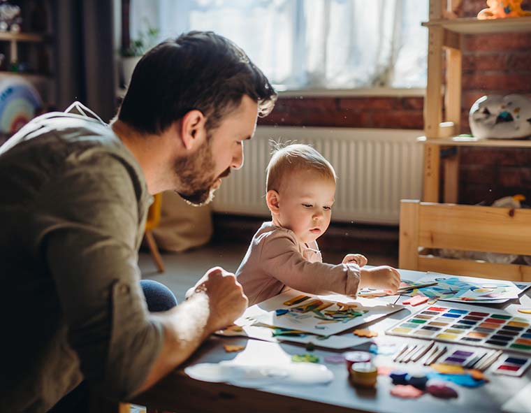 Parentalité 0-3 ans - Atelier créatif et sensoriel